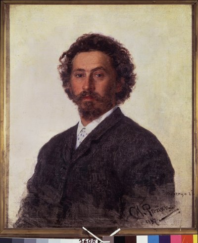 Önarckép. Ilja Jefimovics Repin (Ilia Repin) (1844-1930) festménye, olaj, vászon alkotó: Ilya Efimovich Repin