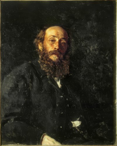 Nikolai Gay festő portréja alkotó: Ilya Efimovich Repin