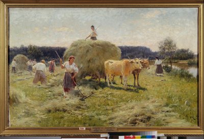 La fenaison (Scene agricole d