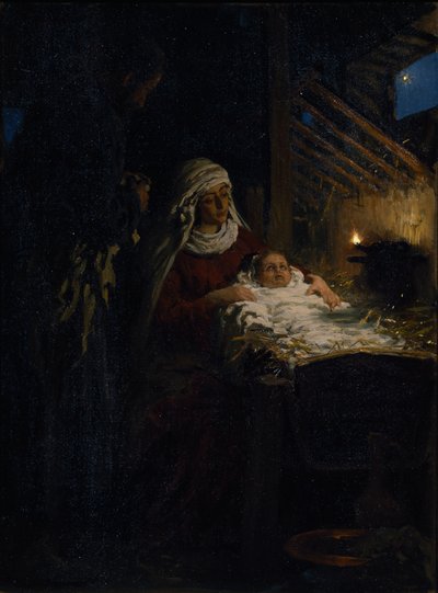 Születés, 1890 alkotó: Ilya Efimovich Repin