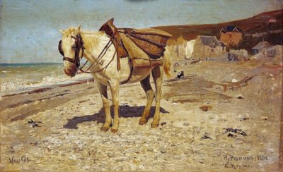 Ló a Veules-i kőhajtáshoz alkotó: Ilya Efimovich Repin