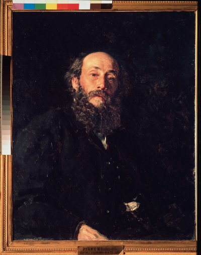 Nikolai Ge (meleg) művész (1831-1894) portréja. Ilja Repin (Ilia Repin) (1844-1930) festménye, olaj, vászon alkotó: Ilya Efimovich Repin