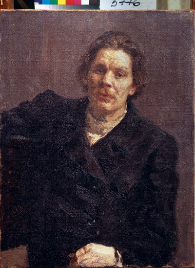 Maxime Gorkij (1868-1939) író portréja. (M. Gorkij szerző portréja). Ilja Repin (Ilia Repin) (1844-1930) festménye, olaj, vászon alkotó: Ilya Efimovich Repin