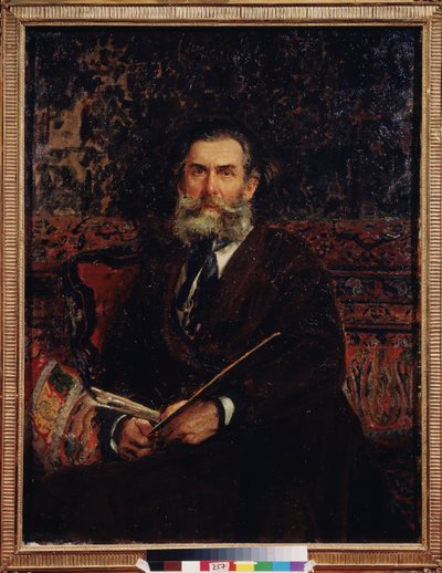Portré du peintre Alexei Bogolyubov (Bogolyubov y Bogolyubov) (1824-1896). Peinture de Ilja Jefimovics Repin (Ilja Repine) (1844-1930), huile uram toile alkotó: Ilya Efimovich Repin