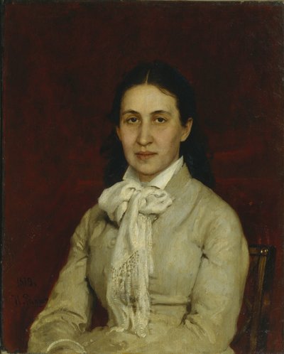 Elizaveta Grigorjevna Mamontova portréja 1847-1908, 1878 alkotó: Ilya Efimovich Repin