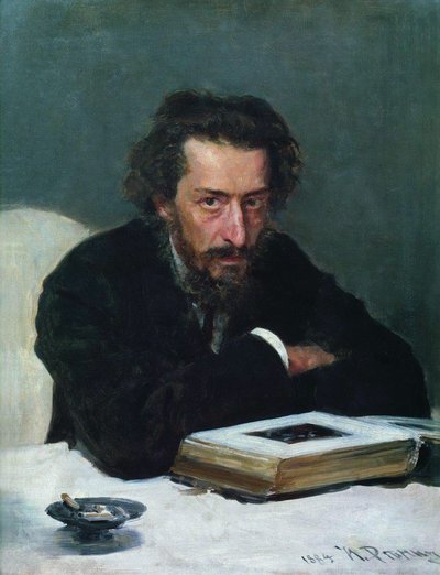 Pavel Ivanovics Blaramberg zeneszerző portréja, 1884 alkotó: Ilya Efimovich Repin