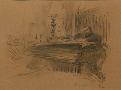 Alekszej Fedorovics Kal zeneszerző portréja, 1906 alkotó: Ilya Efimovich Repin