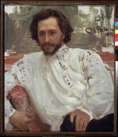 Leonyid Andreiev író portréja alkotó: Ilya Efimovich Repin