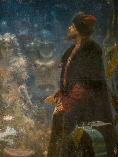 SADKO A VÍZALATI KIRÁLYSÁGBAN (részlet) alkotó: Ilya Efimovich Repin