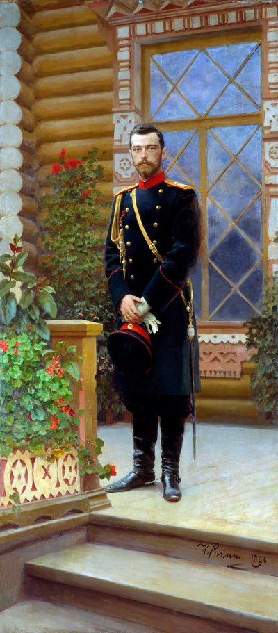 Miklós orosz cár, 1896. alkotó: Ilya Efimovich Repin