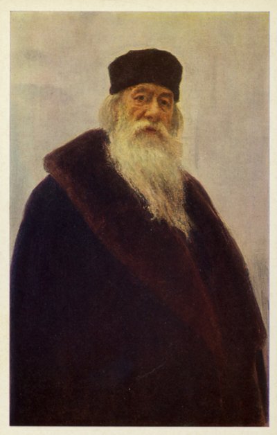Vlagyimir Sztaszov orosz zene- és művészetkritikus alkotó: Ilya Efimovich Repin