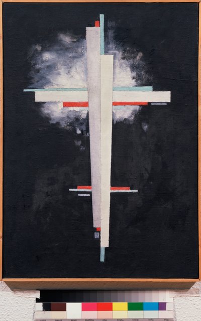 Szuprematizmus - Szuprematizmus - Ilja Grigorjevics Csasnik (Ilia Csacsnik) festménye (1902-1929), olaj, vászon alkotó: Ilya Grigorevich Chashnik