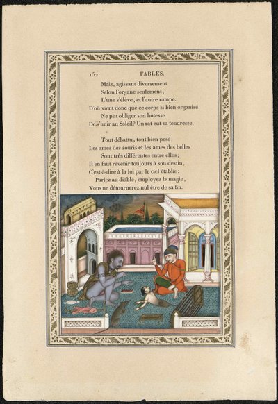 Az egérből lány lett Az egérből szobalány, 1837-1839. alkotó: Imam Bakhsh Lahori