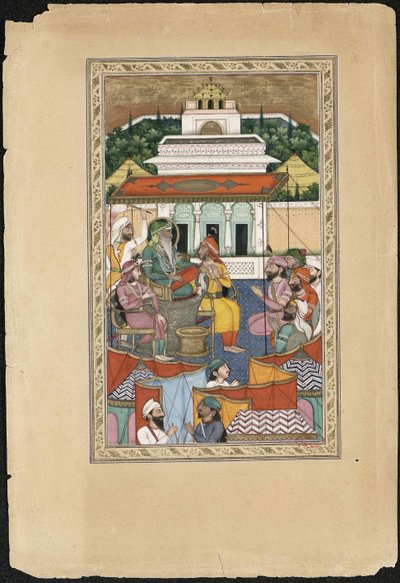 Maharaja Ranjit Singh, 1841. alkotó: Imam Bakhsh Lahori