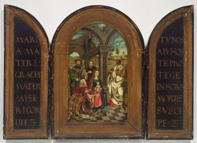A mágusok imádása, valószínűleg a XVII. alkotó: Imitator of Netherlandish