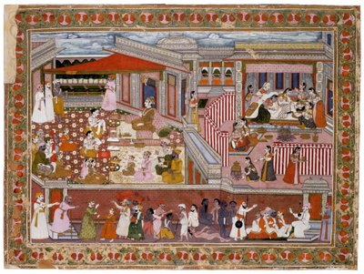 Születés egy palotában, 1760-1770 alkotó: Indian Art