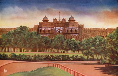 Delhi Gate, Agra Fort (színes fotó) alkotó: Indian photographer