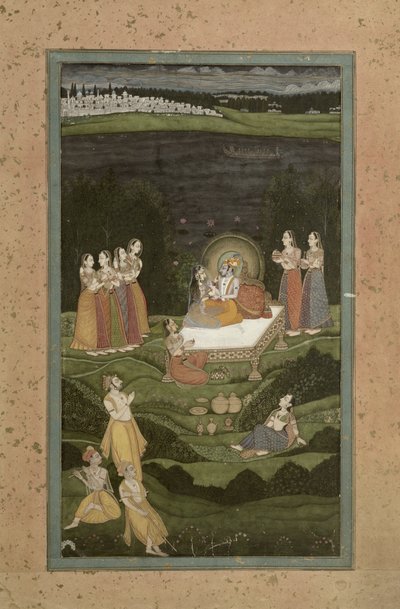 63.794 Tambula-Seva, Krishnanagar, Nyugat-Bengál, 1750 alkotó: Indian School