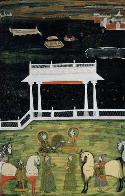 A Princely Paradise, c. 1750-1760 alkotó: Indian School