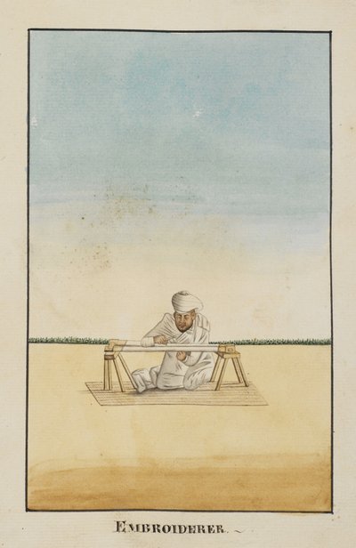 Add Or 2716, Hímző ül a kereténél alkotó: Indian School