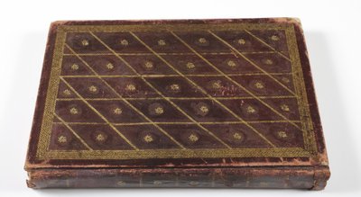 Mogul dinasztikus genealógiai album, 1855 (bőr arany részlettel) alkotó: Indian School
