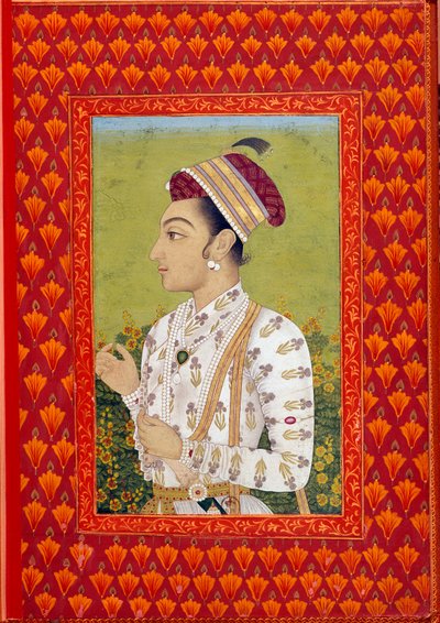 Art India: Shudja herceg Shah Jahan (1616-1660) második fia, a bengáli mogul korszak kormányzója. 17. századi festészet. Párizs, NL alkotó: Indian School