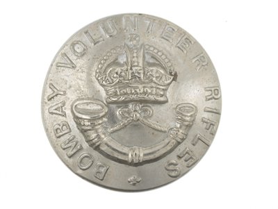 Button, Bombay önkéntes puskák, 1901-1947 alkotó: Indian School
