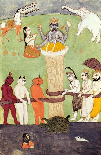Tejtenger kavargása, 15-17. század alkotó: Indian School