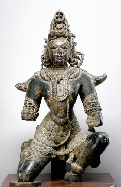 Garuda, Mandla erődből, Madhya Pradeshből, i.sz. 1200 (fekete kő) alkotó: Indian School