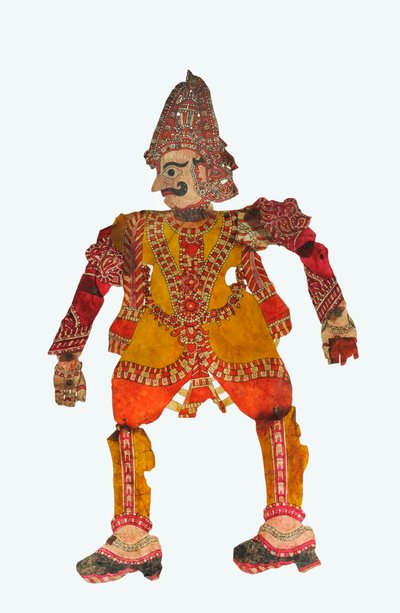 Óriás árnyékbáb Karnatakából (bőr) alkotó: Indian School