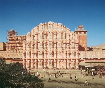 Hawa Mahal (a Szelek Palotája) 1799-ben épült (lásd még: 121219 és 208425) alkotó: Indian School