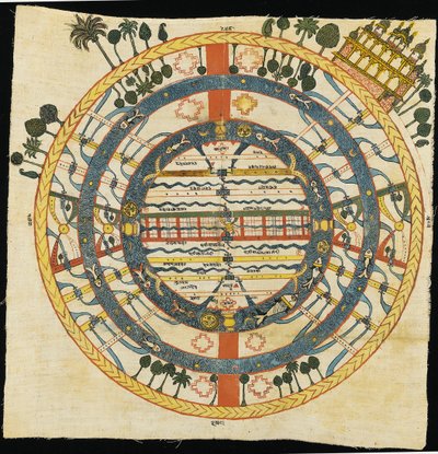 Jain kozmikus diagram, Jambudvpida, Bikaner alkotó: Indian School
