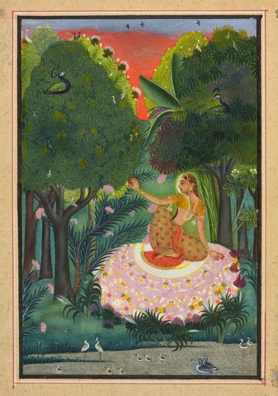 Ragini komód, Folio egy Ragmalából, 1770-1775 alkotó: Indian School