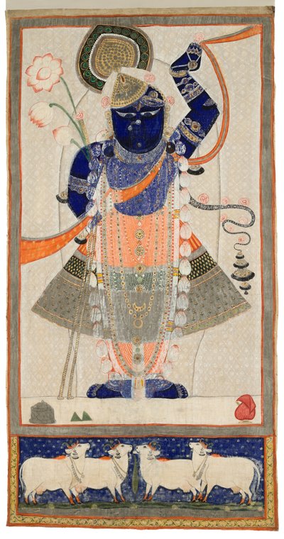 Krishna mint Shri Nathji alkotó: Indian School