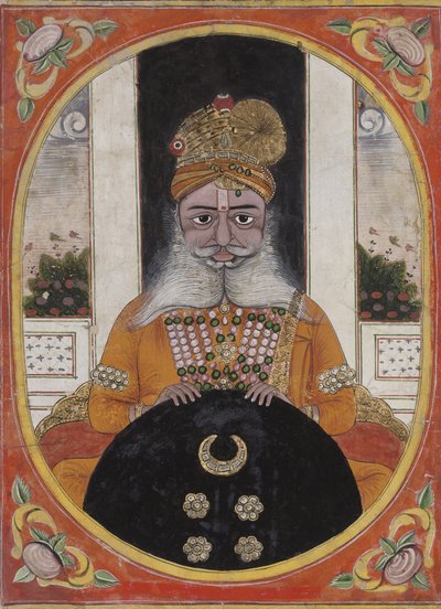 Maharaja Sardar Singh, Bikaner uralkodója, 1851-71 alkotó: Indian School