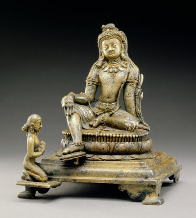 Manjusri, Sirpur kultúra, i.sz. 800 (bronz) alkotó: Indian School