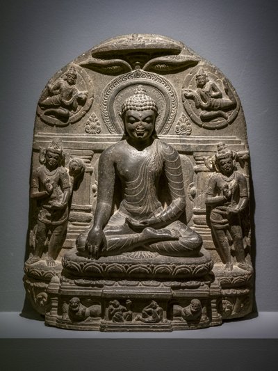 Marvijaya Buddha. Észak-India, Bihar alkotó: Indian School