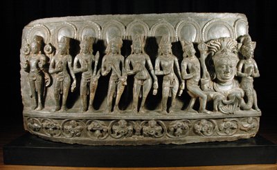 Navagraha, 950-1000 körül (kő) (874861 részlet) alkotó: Indian School
