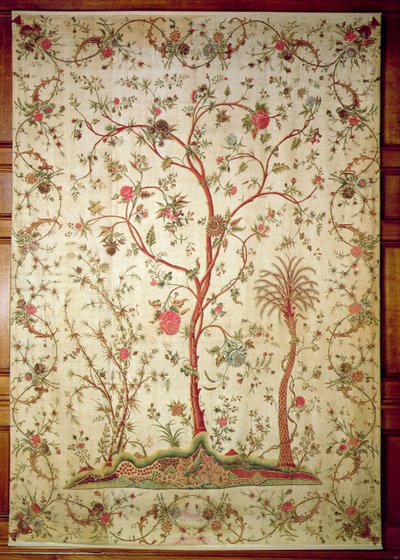 Palampore vagy takaró a Coromandel-partról, 1770 körül (chintz) alkotó: Indian School