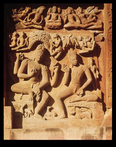 Dombormű Visnu templomából, i.sz. 500 körül alkotó: Indian School