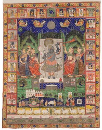 Sharad Purnima: az őszi telihold alkotó: Indian School