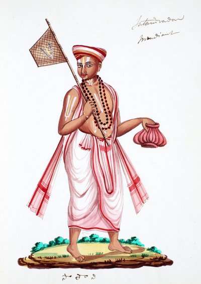 Vaisnavita brahmin (wc papíron) alkotó: Indian School