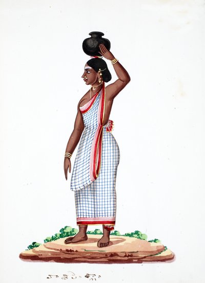 Vízhordozó (wc papíron) alkotó: Indian School