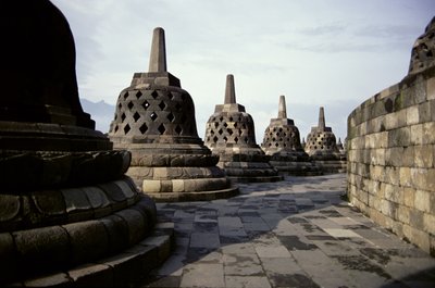Külső részlet, AD 778-850 fénykép alkotó: Indonesian