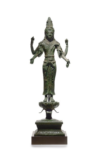 Avalokiteshvara figurája (bronz) alkotó: Indonesian