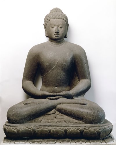 Amitabha Borobudurból (andezit) alkotó: Indonesian School