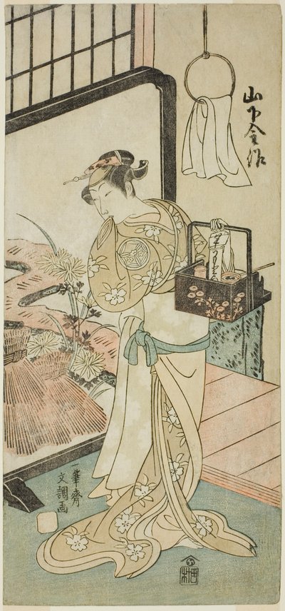 Tea C és Yamashita Kinsaku Good As Ome, Wife Of Friendly, Member Tee Pay Nue Forest One Night Target, Performance To Nakamura Tee, 1770 alkotó: Ippitsusai Bunchō