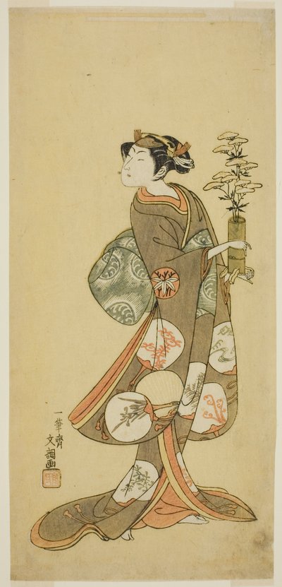 Yamashita Kyonosuke I színész női szerepben alkotó: Ippitsusai Bunchō