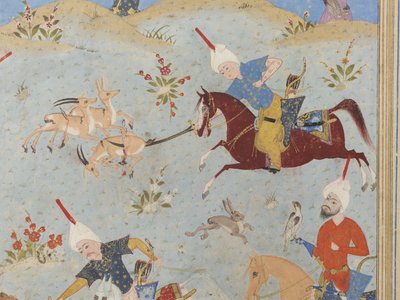 Folio egy khamszából alkotó: Iranian School
