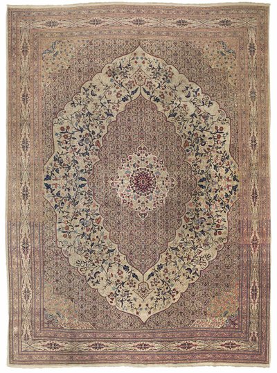 Haji Jalili Tabriz szőnyeg, kb. 19. század vége (gyapjú) alkotó: Iranian School
